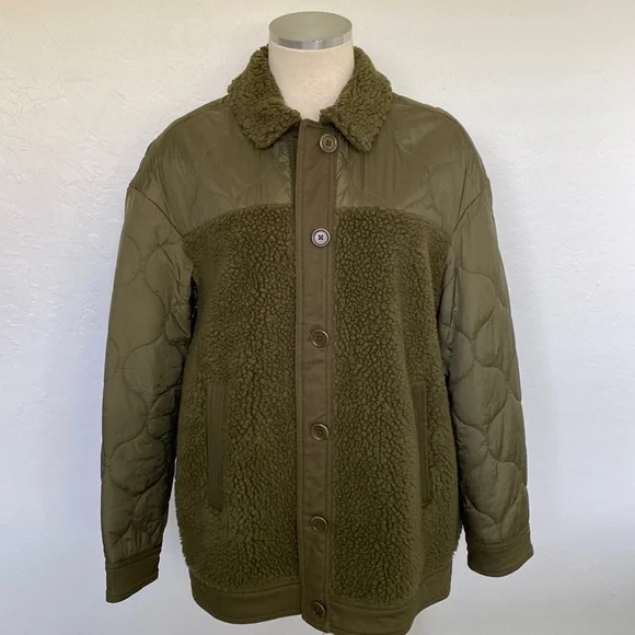 Madewell Jackets Coats Madewell Womens Hybrid Sherpa Jacket